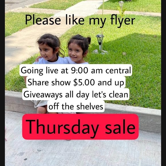 please like this flyer when i have my show on thursday $3.00 and up share show - Picture 1 of 9